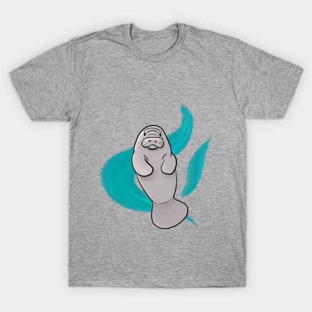 Endangered Cute Manatee T-Shirt by Dirkrol’s